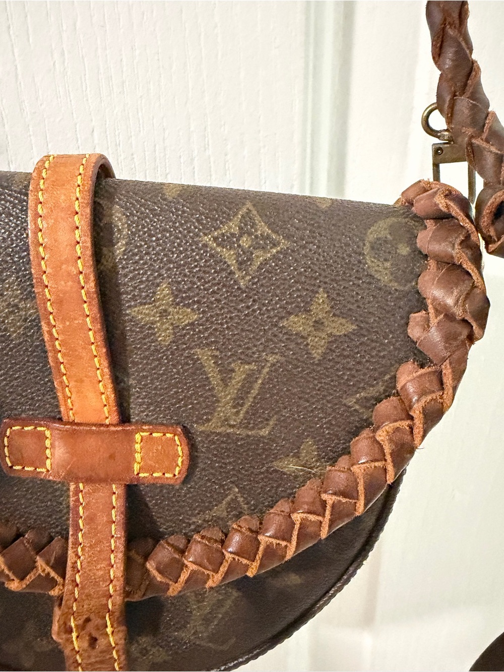 Louis Vuitton Monogram Half-Moon Crossbody Bag in Brown - Picture 2 of 3